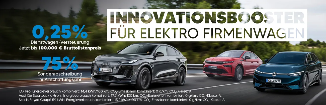 Gewerbe Innovationsbooster E-Fahrzeuge