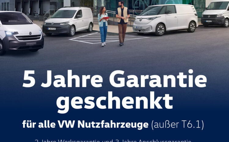  5 Jahre Nutzfahrzeug-Garantie